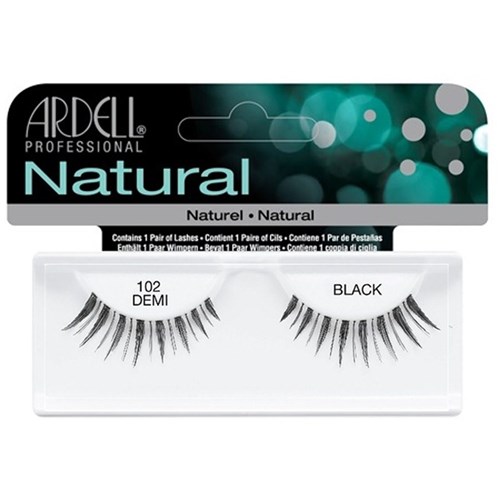 Natural Lashes - 102 Demi Black 
